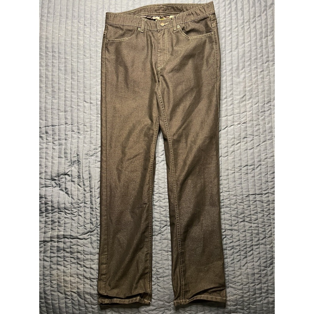 McDonalds Employee Uniform Pants Size 32 Regular Fit Black Work 70% Cotton